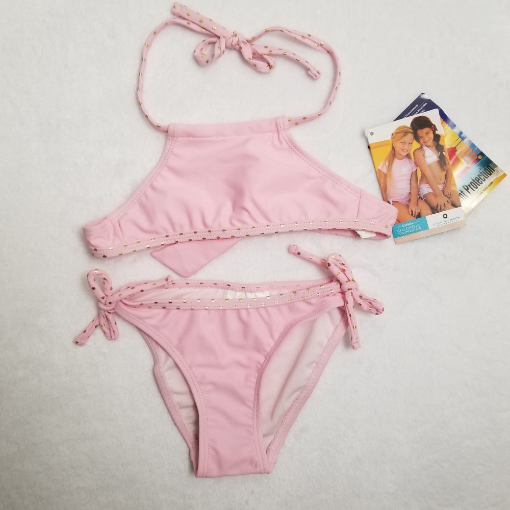🎁3/$15 Snapper Rock Ballet Pink Bikini